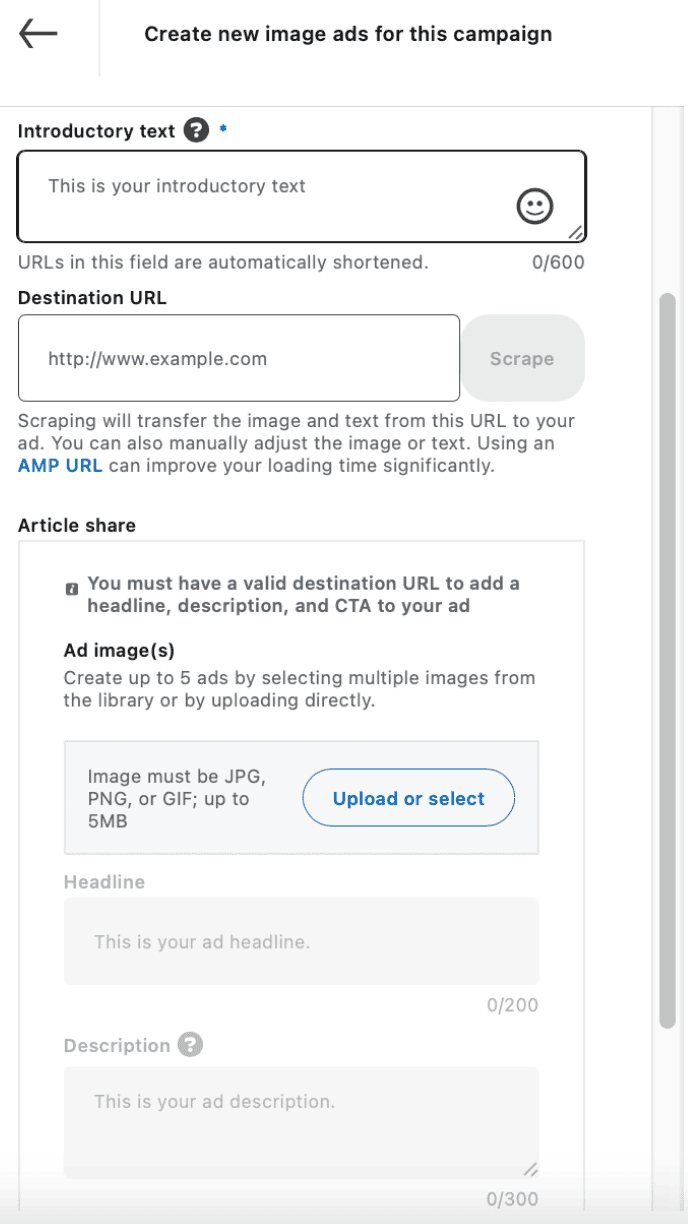 Contoh Linkedin Ads