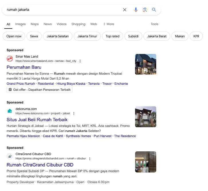 Paid Search Results SERP dan Implementasinya pada Strategi SEO E-Commerce