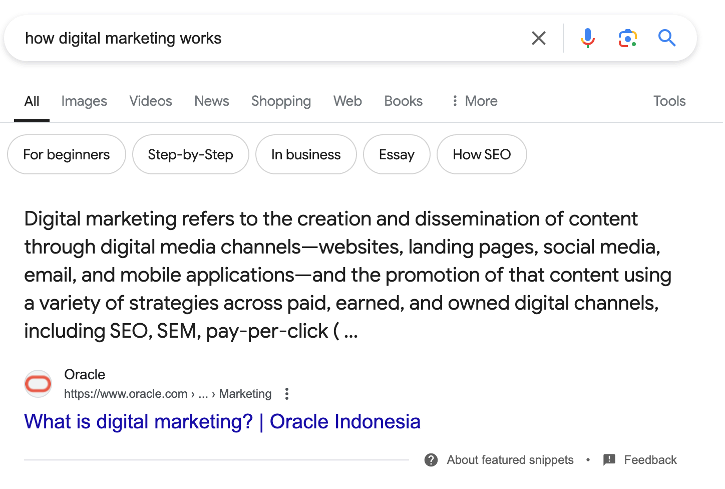 Featured Snippets SERP dan Implementasinya pada Strategi SEO E-Commerce