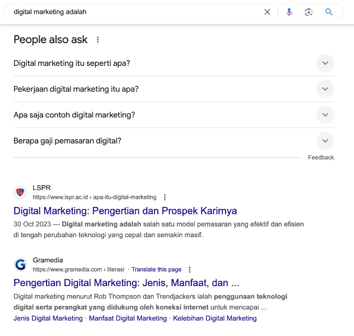 People Also Ask SERP dan Implementasinya pada Strategi SEO E-Commerce